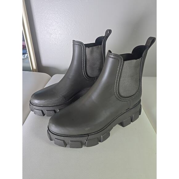 Jeffrey Campbell Combat Boots Platform Chunky Womens 9 Winter Fall Army Green - Picture 2 of 10